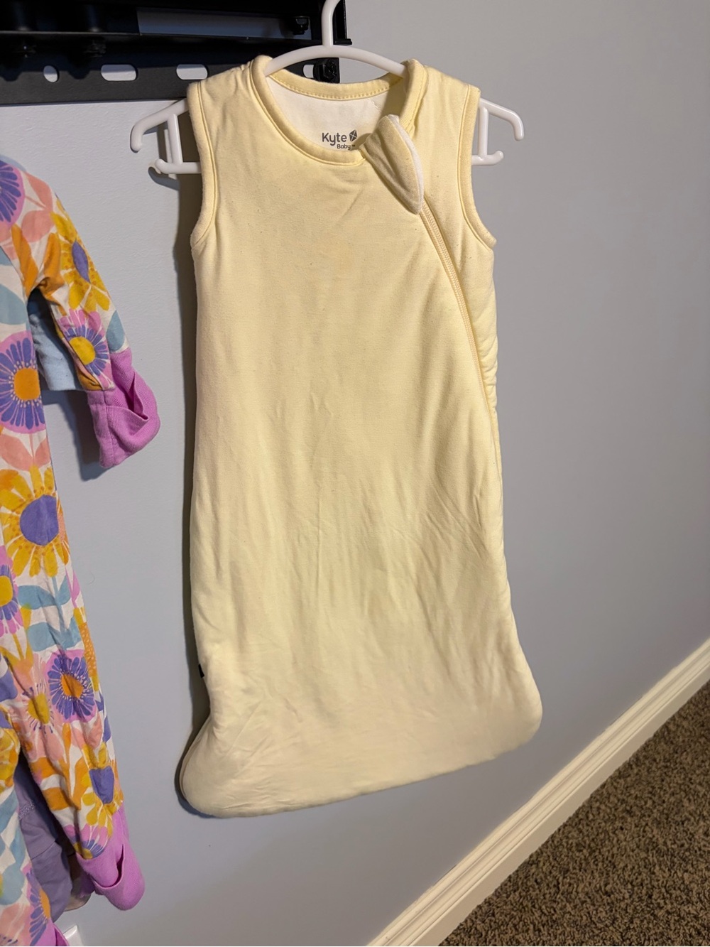 Kyte baby light yellow sleep sack XS